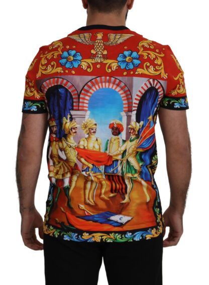 Dolce & Gabbana - Multicolor Majolica Print Crewneck Tee