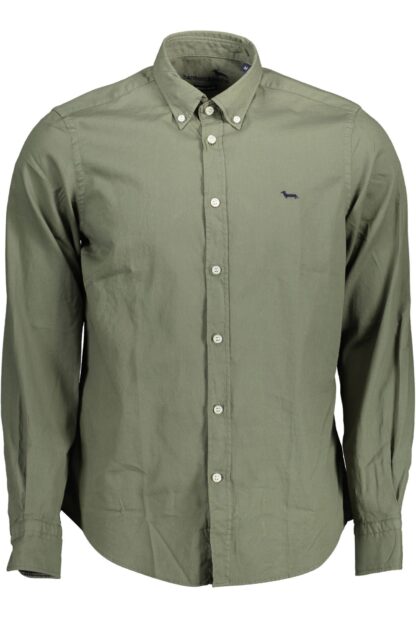 Harmont & Blaine - Green Cotton Men Shirt