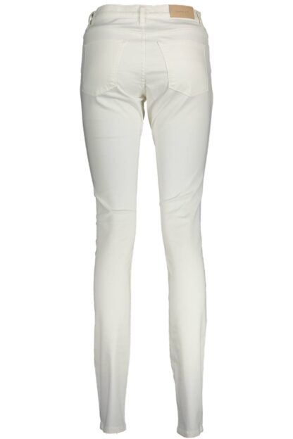 Gant - White Cotton Women Pant