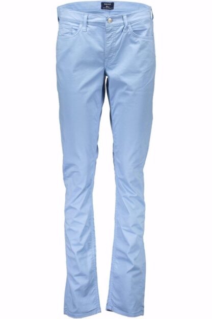 Gant - Light Blue Cotton Women Trouser