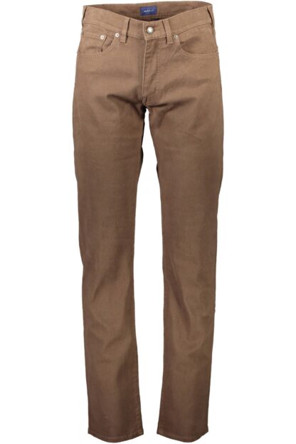 Gant - Brown Cotton Men Pants