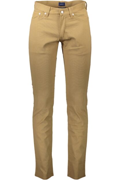 Gant - Brown Cotton Men Pants