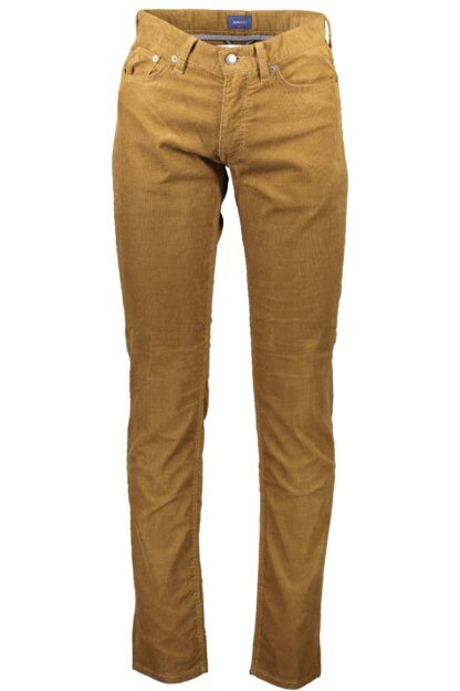 Gant - Brown Cotton Men's Pant