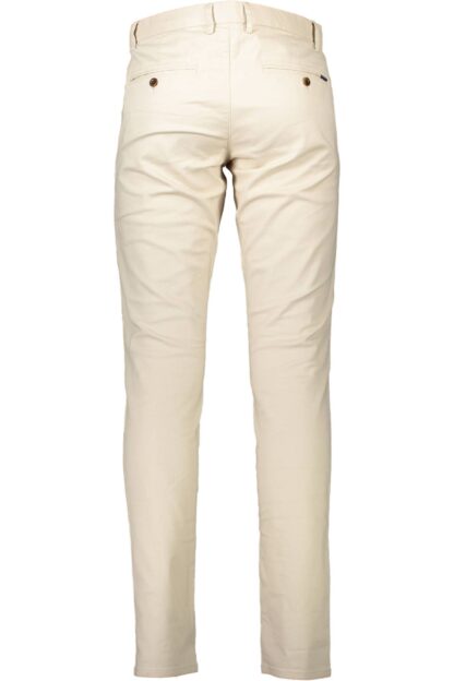 Gant - Beige Cotton Men Trousers