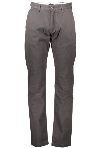 Gant - Gray Cotton Mens Trousers