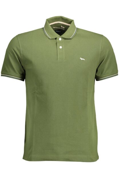 Harmont & Blaine - Green Cotton Men Polo Shirt