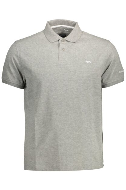 Harmont & Blaine - Gray Cotton Men Polo Shirt