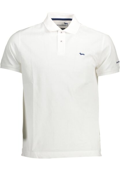 Harmont & Blaine - White Cotton Men Polo Shirt