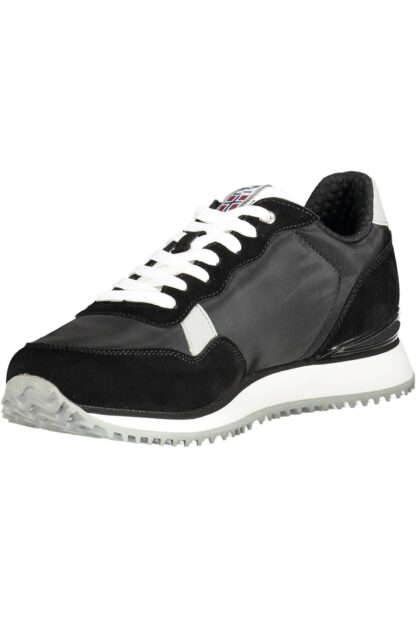 Napapijri - Black Leather Men Sneaker