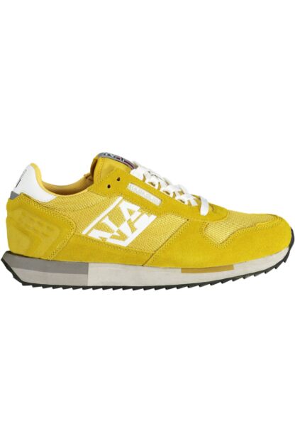 Napapijri - Yellow Leather Men Sneaker