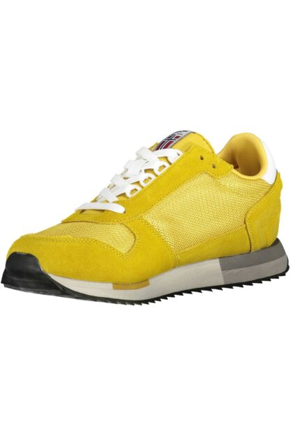 Napapijri - Yellow Leather Men Sneaker