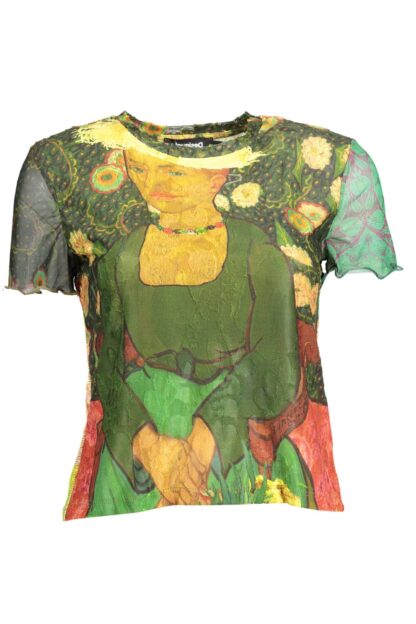 Desigual - Green Polyester Women T-Shirt