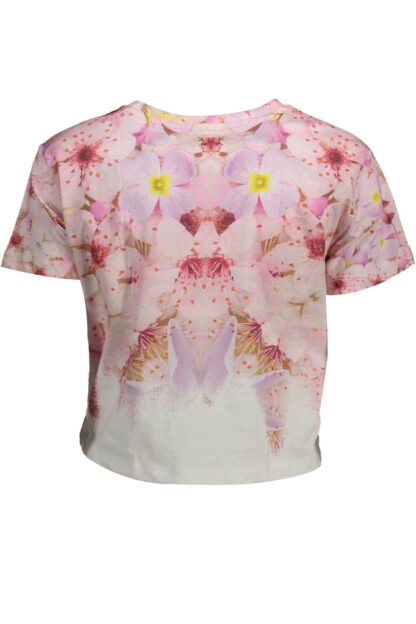 Desigual - Pink Cotton Women Top