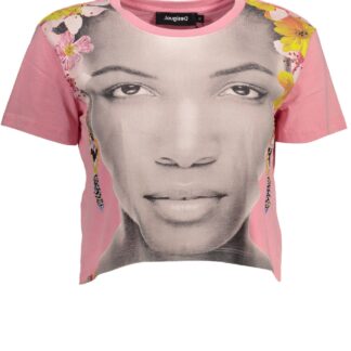 Desigual - Pink Cotton Women Top