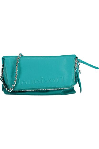 Desigual - Light Blue Polyurethane Women Handbag