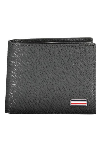 Tommy Hilfiger - Black Leather Men Wallet