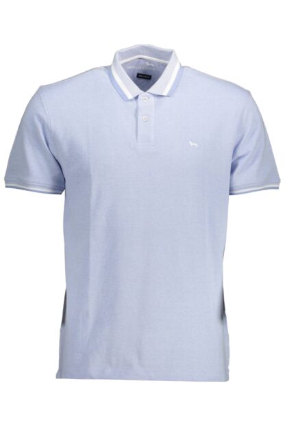 Harmont & Blaine - Light Blue Cotton Men Polo Shirt