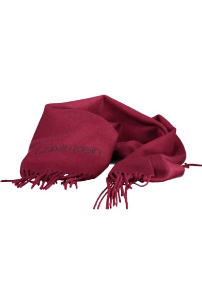 Calvin Klein - Red Wool Men Scarf