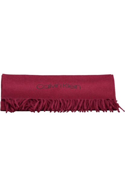 Calvin Klein - Red Wool Men Scarf