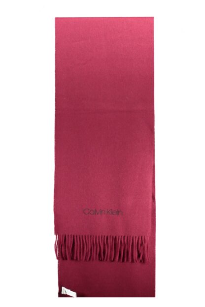 Calvin Klein - Red Wool Men Scarf