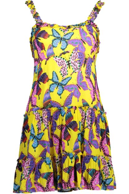 Desigual - Yellow Viscose Women Dress