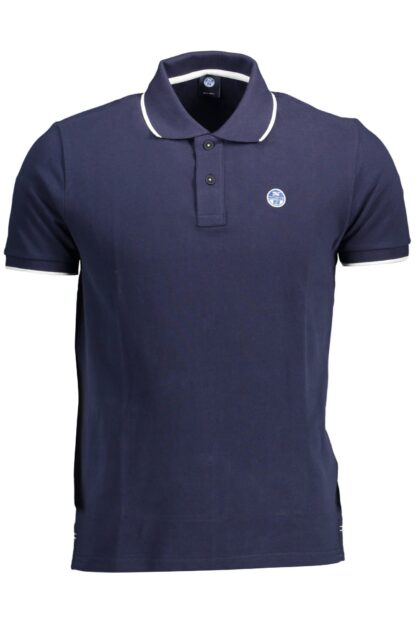 North Sails - Blue Cotton Men Polo Shirt