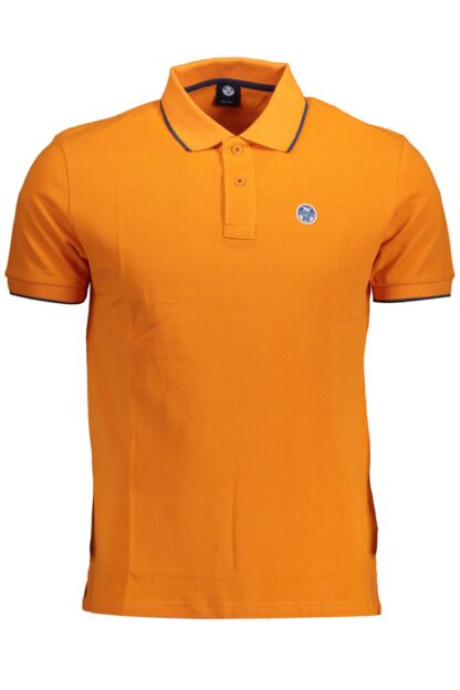 North Sails - Orange Cotton Men Polo Shirt