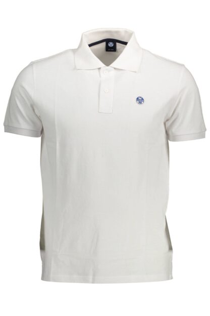 North Sails - White Cotton Men Polo