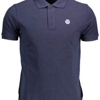 North Sails - Blue Cotton Men Polo Shirt