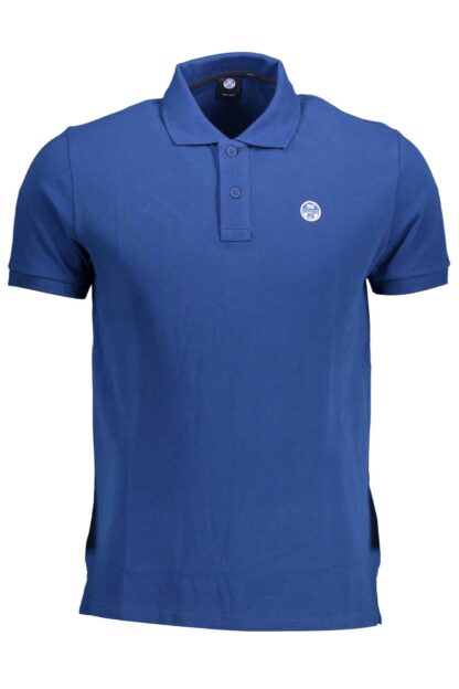 North Sails - Blue Cotton Men Polo Shirt