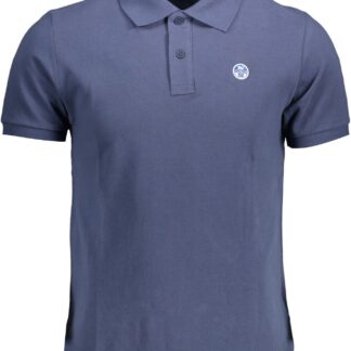 North Sails - Blue Cotton Men Polo Shirt