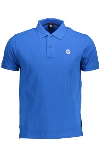 North Sails - Blue Cotton Men Polo Shirt