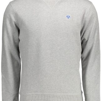 North Sails - Gray Cotton Men Sweater