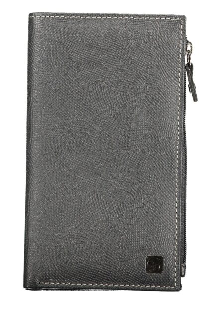 Sergio Tacchini - Black Leather Men Wallet