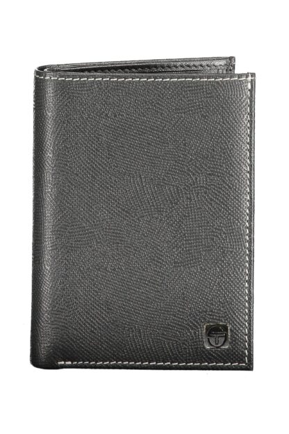 Sergio Tacchini - Black Leather Men Wallet