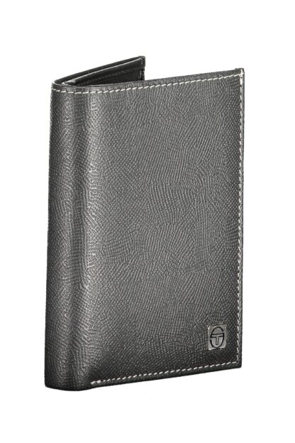 Sergio Tacchini - Black Leather Men Wallet