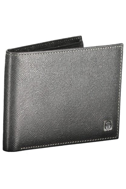 Sergio Tacchini - Black Leather Men Wallet