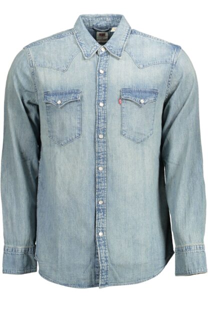 Levi's - Light Blue Cotton Men Shirt