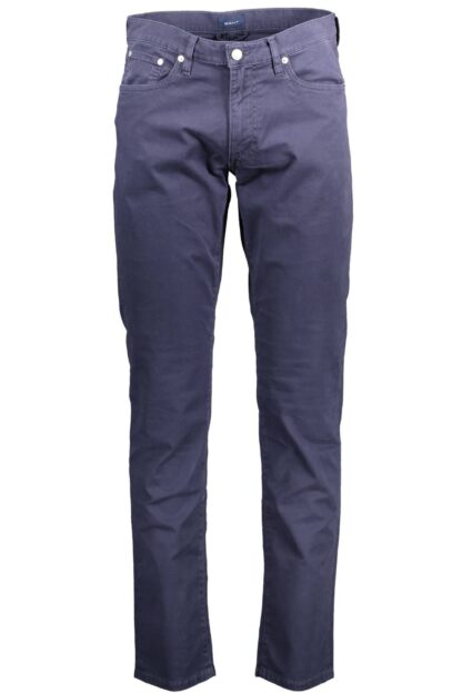 Gant - Blue Cotton Men Trouser