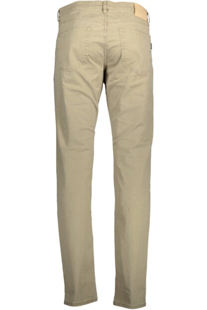 Gant - Beige Cotton Men Slim Pant