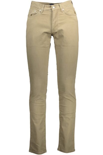 Gant - Beige Cotton Men Pant