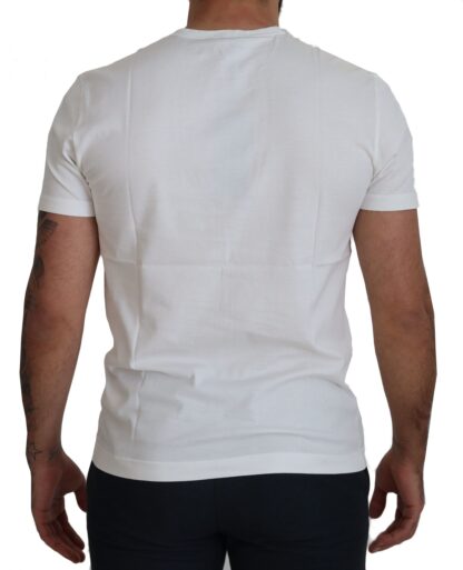 Dolce & Gabbana - Chic White Logo Print Cotton Tee