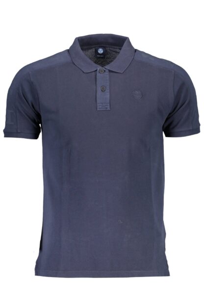 North Sails - Blue Cotton Men Polo Shirt