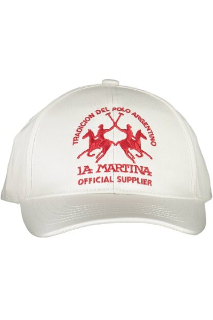 La Martina - White Cotton Men Cap