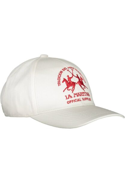 La Martina - White Cotton Men Cap