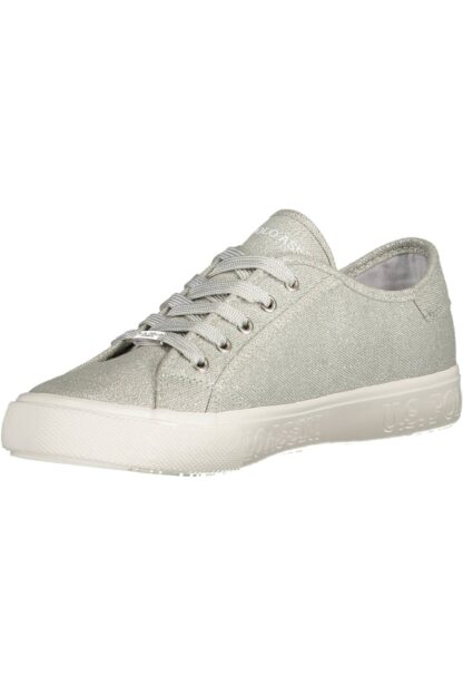 U.S. POLO ASSN. - Silver Polyester Women Sneaker