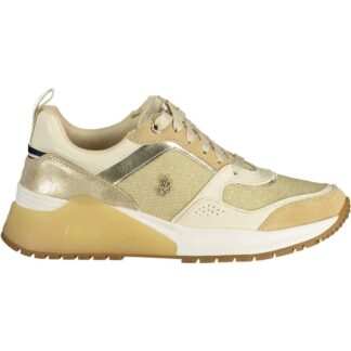 U.S. POLO ASSN. - Silver Polyester Women Sneaker