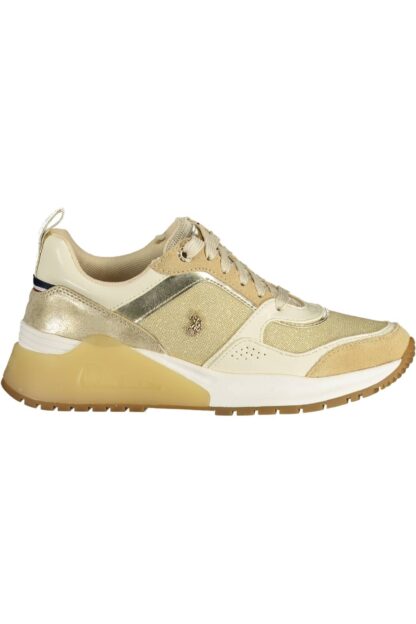 U.S. POLO ASSN. - Gold Polyester Women Sneaker