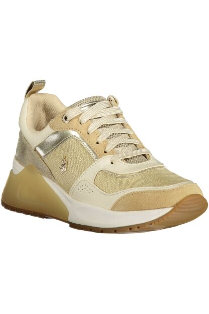 U.S. POLO ASSN. - Gold Polyester Women Sneaker