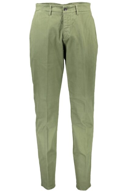 Harmont & Blaine - Green Cotton Men Trouser